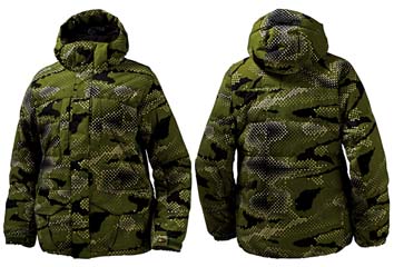 ������-������� Burton  DOWN JACKET_print kryptonite glamo_M