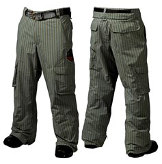 ����� Burton S.W. CARGO PANT_roasted brown sw pinstripe_L