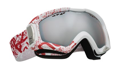 ����� Anon Realm Goggle Print_Smile_Gold Chrome
